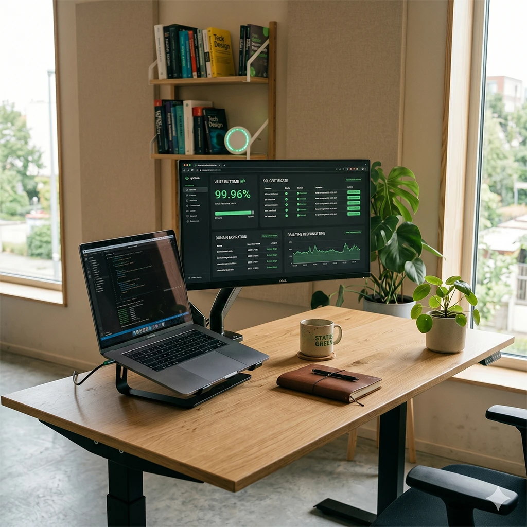 Minimal monitoring setup for managing websites, SSL certificates, and domain expirations